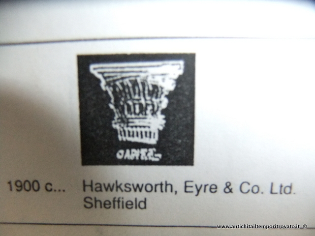 Punzone di Hawksworth, Eye & Co. Ltd, 1900 Sheffield